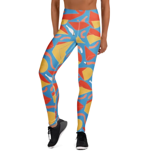 Mod Pop Current on a Yoga Leggings