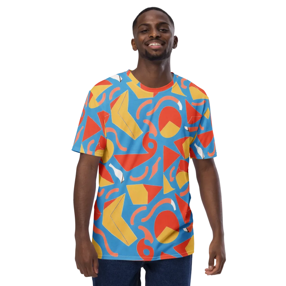 Mod Pop Current on Men's Crew Neck T-Shirt — Front