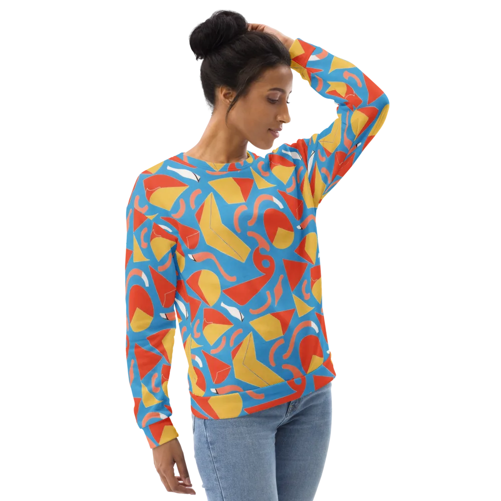 Mod Pop Current on Sweatshirt — Right Front