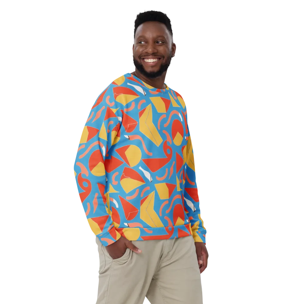 Mod Pop Current on Sweatshirt — Front