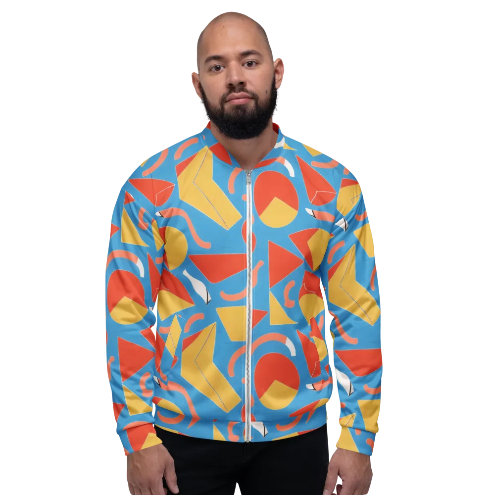 Mod Pop Current on Bomber Jacket — Front