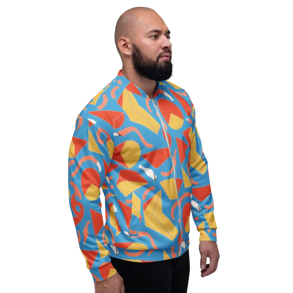Mod Pop Current on Bomber Jacket — Right