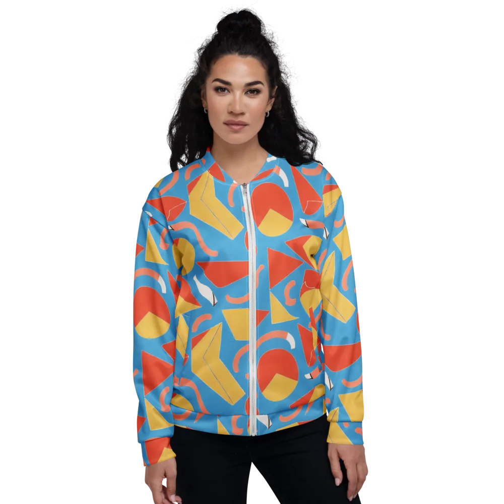 Mod Pop Current on Bomber Jacket — Front