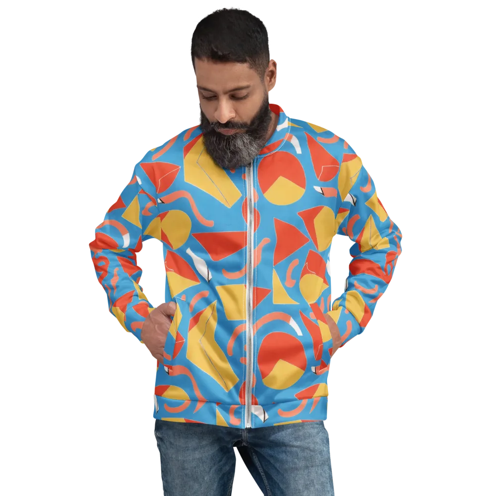 Mod Pop Current on Bomber Jacket — Front