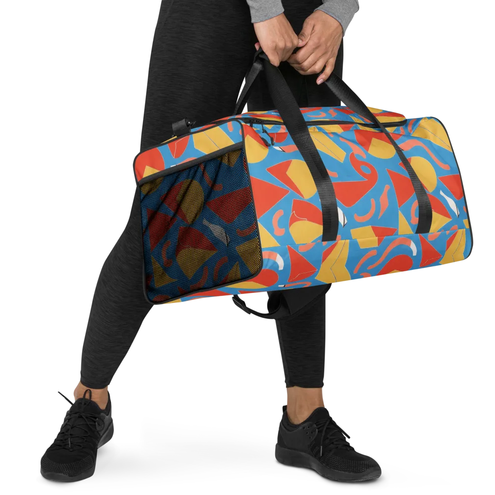 Mod Pop Current on Duffle Bag — Right Front