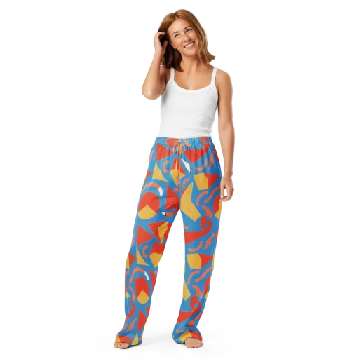 Mod Pop Current on a Women's Pajama Pants