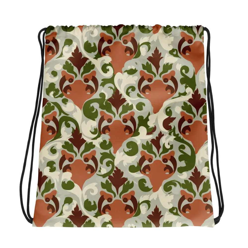 Verdant Foxglove on Drawstring Bag — Photo