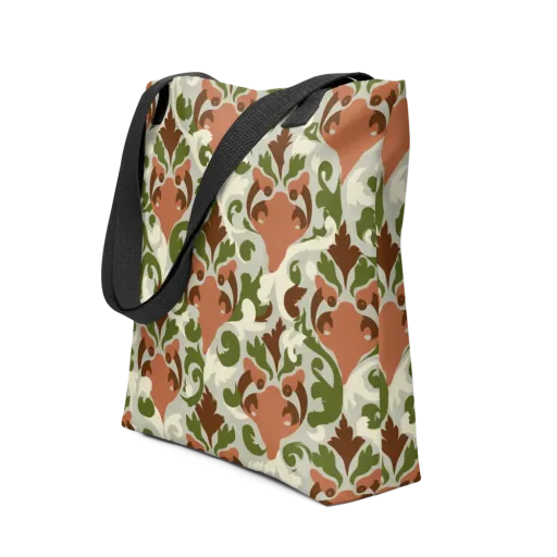 Verdant Foxglove on a Tote Bag