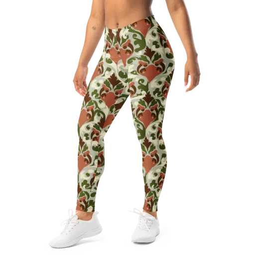Verdant Foxglove on a Leggings