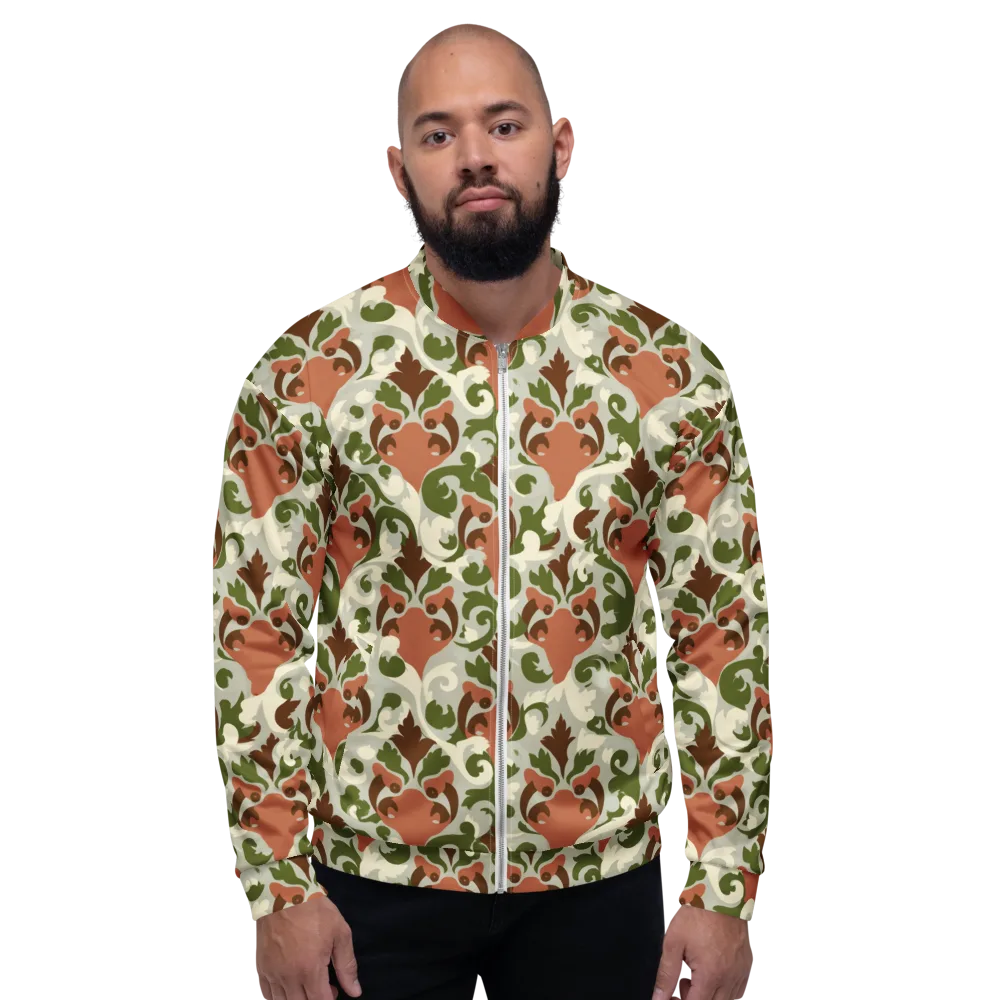 Verdant Foxglove on Bomber Jacket — Front