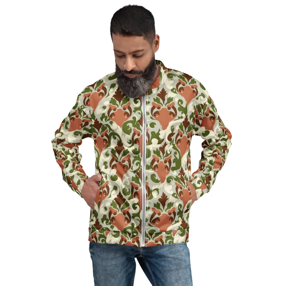 Verdant Foxglove on Bomber Jacket — Front