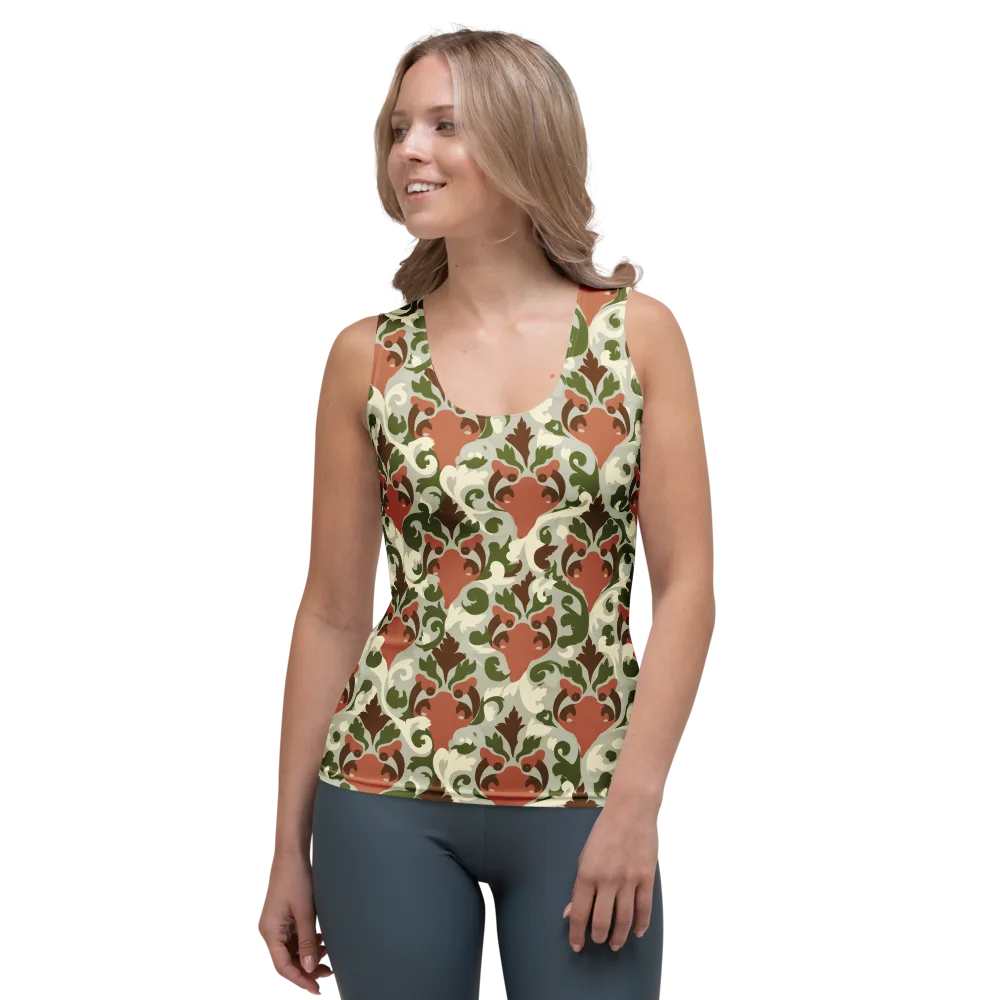Verdant Foxglove on Women's Tank Top — Front