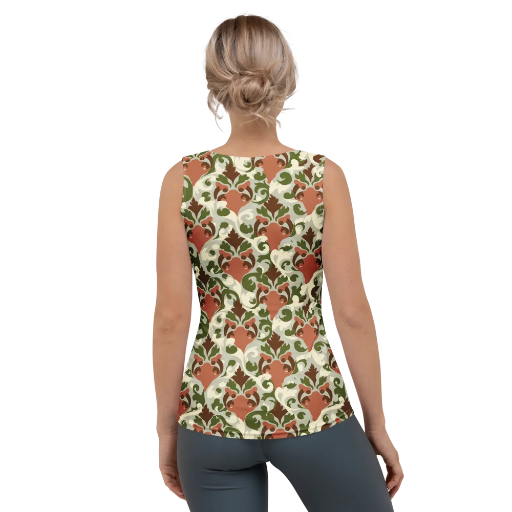Verdant Foxglove on Women's Tank Top — Back