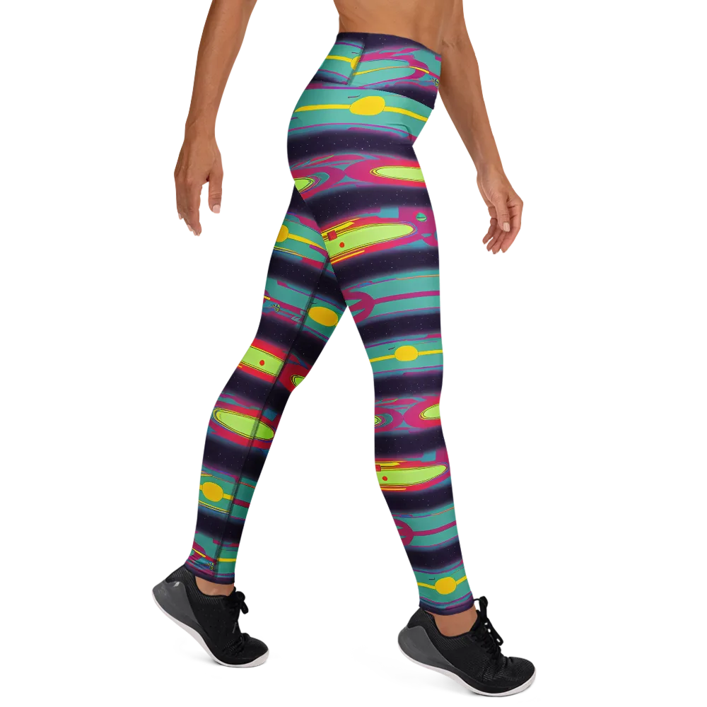 Astro Pop on Yoga Leggings — Right