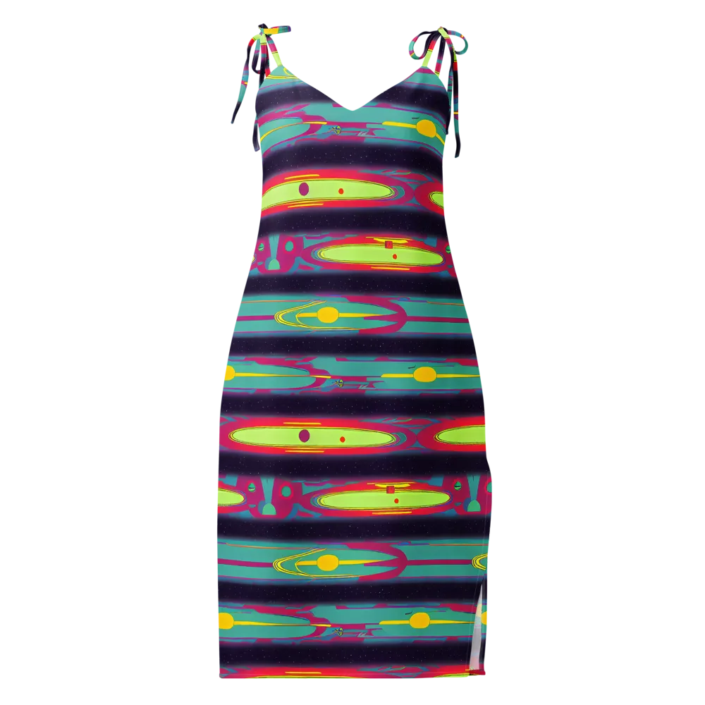 Astro Pop on Slip Dress — Front