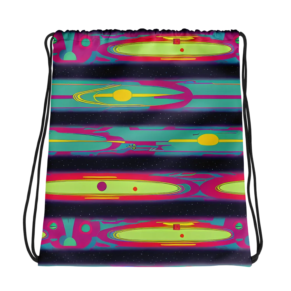 Astro Pop on Drawstring Bag — Photo