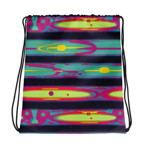 Astro Pop on a Drawstring Bag