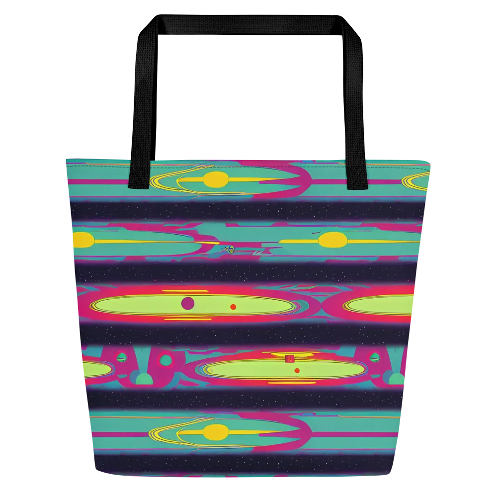 Astro Pop on Large Tote Bag W/ Pocket — Front
