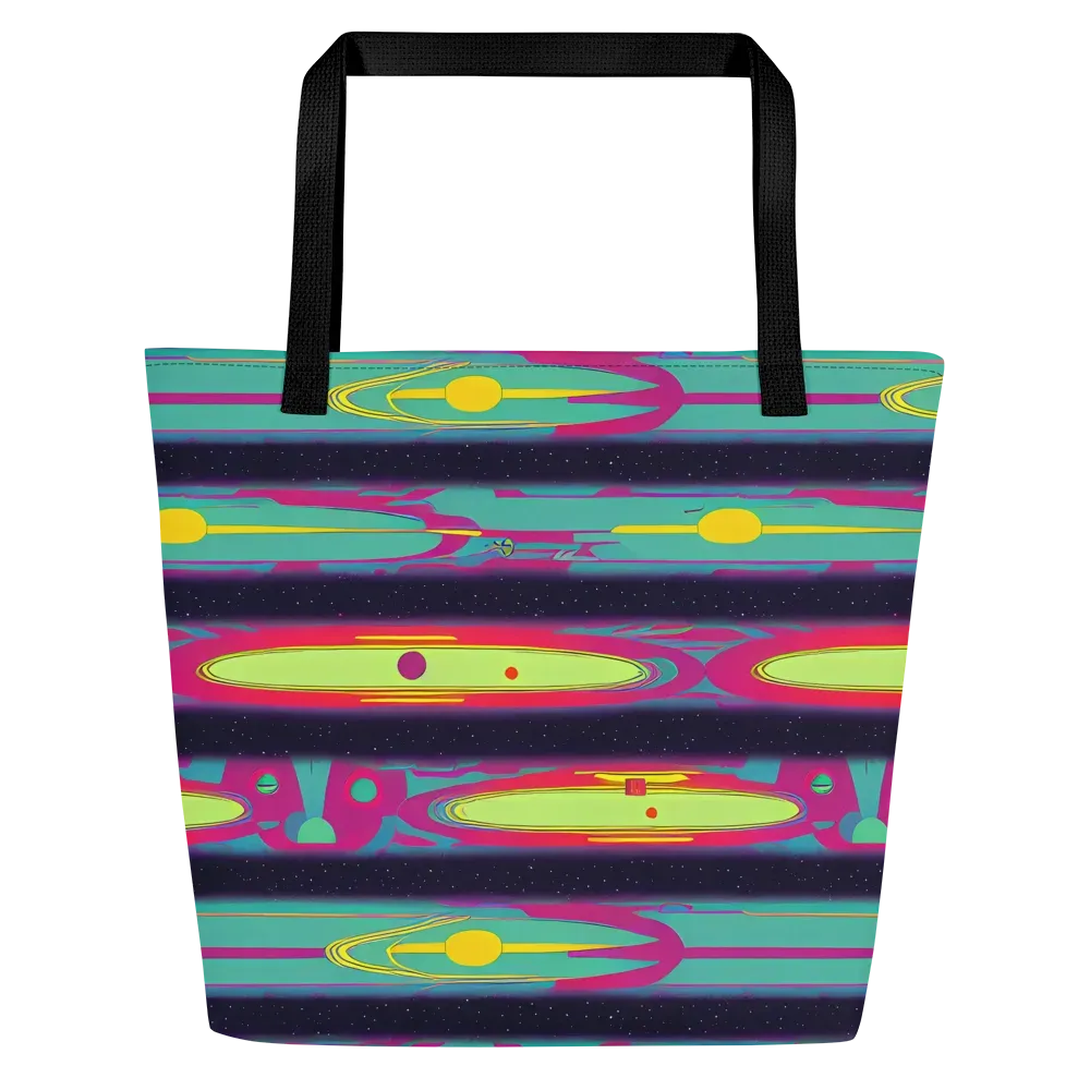 Astro Pop on Large Tote Bag W/ Pocket — Front