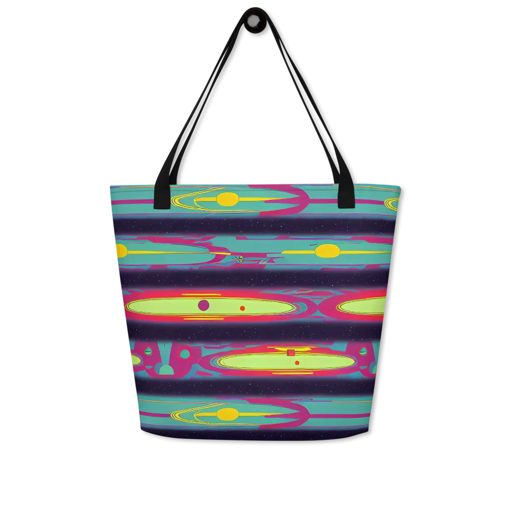 Astro Pop on Large Tote Bag W/ Pocket — Front