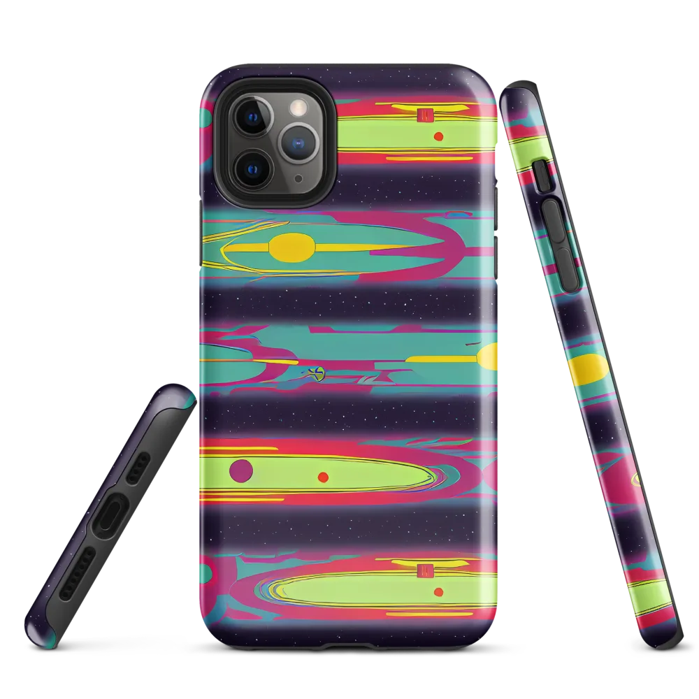 Astro Pop on Tough Case for iPhone® — Front