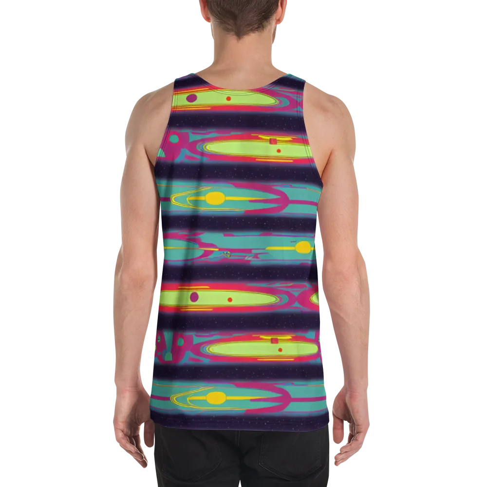 Astro Pop on Men's Tank Top — Back