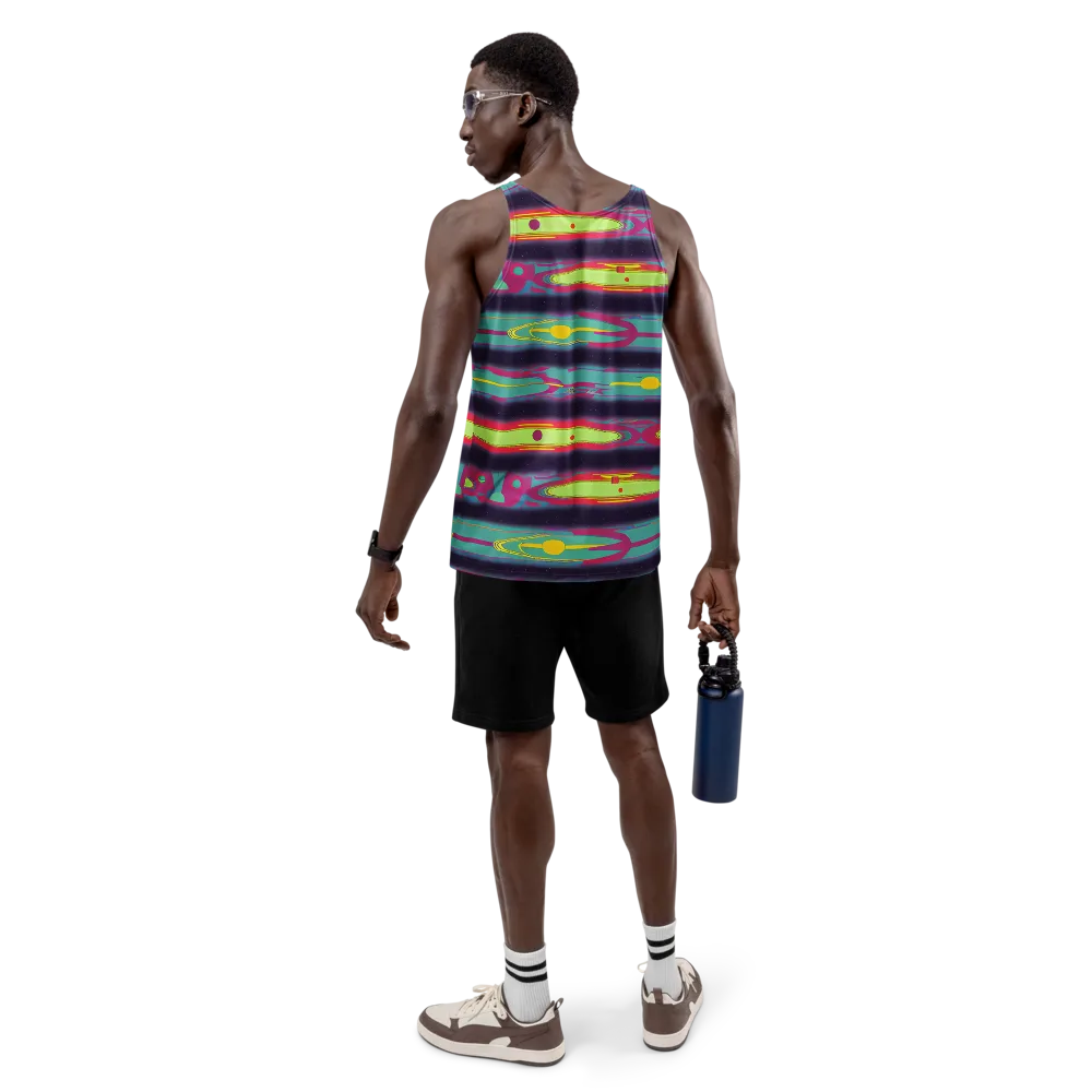 Astro Pop on Men's Tank Top — Back