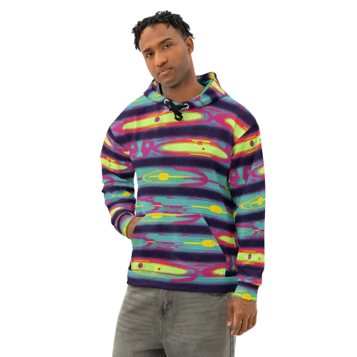 Astro Pop on a Cotton Hoodie