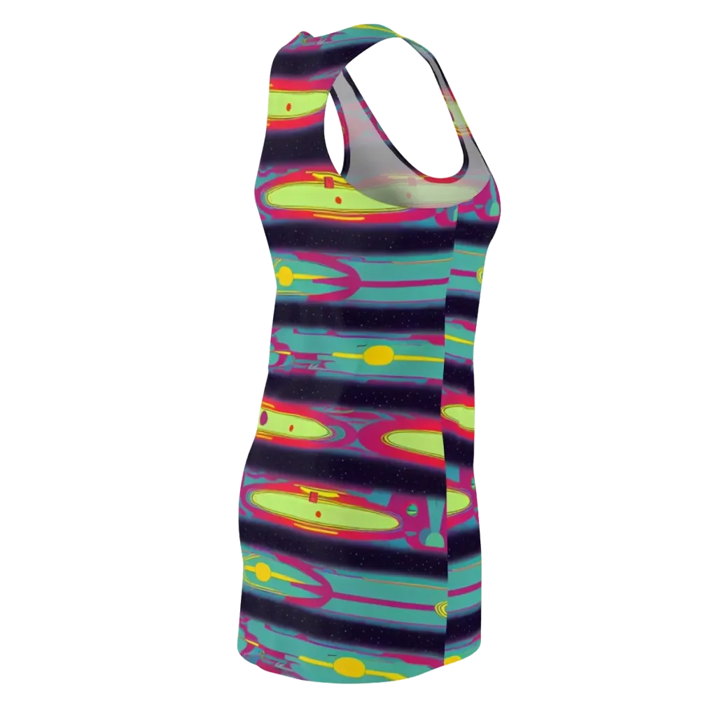 Astro Pop on Racerback Dress — Back Side
