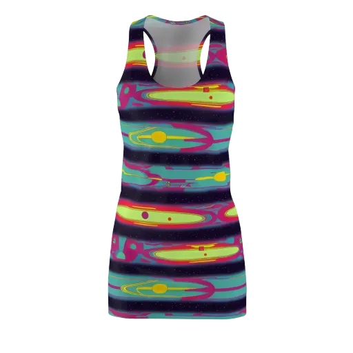Astro Pop on a Racerback Dress