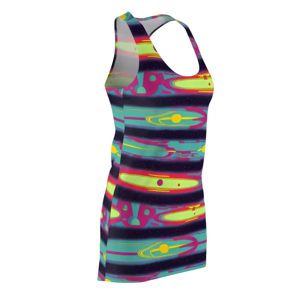Astro Pop on Racerback Dress — Front Side
