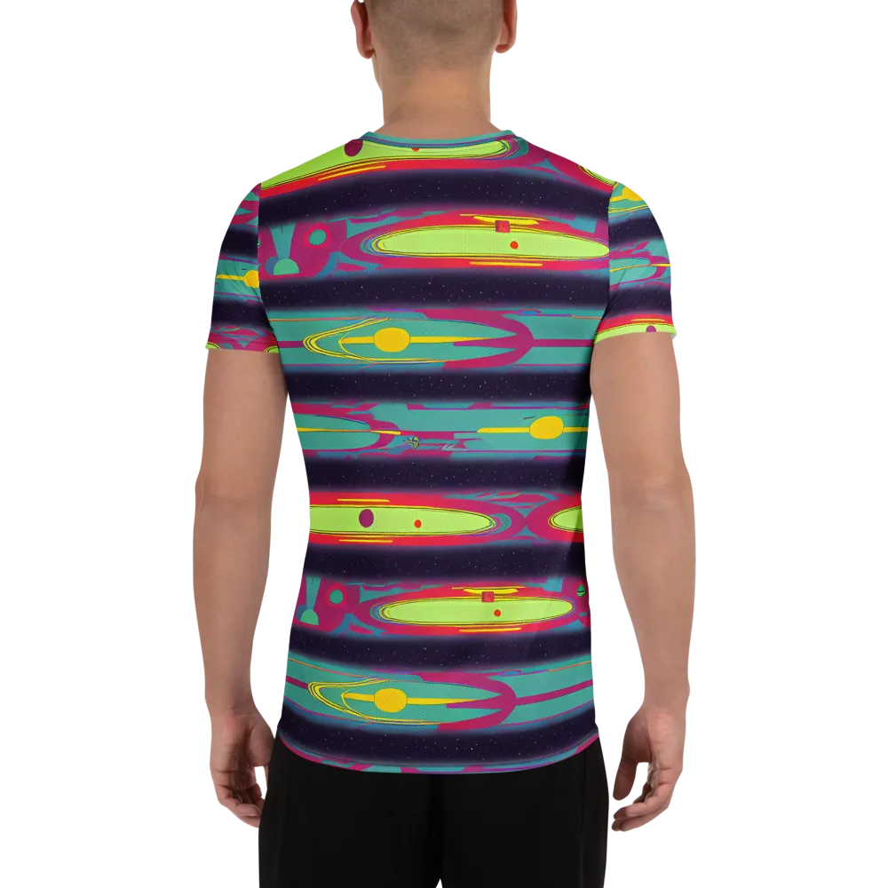 Astro Pop on Men's Athletic T-Shirt — Back