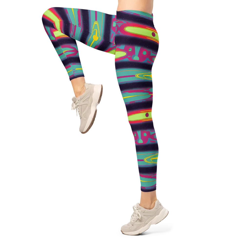 Astro Pop on Leggings — Left