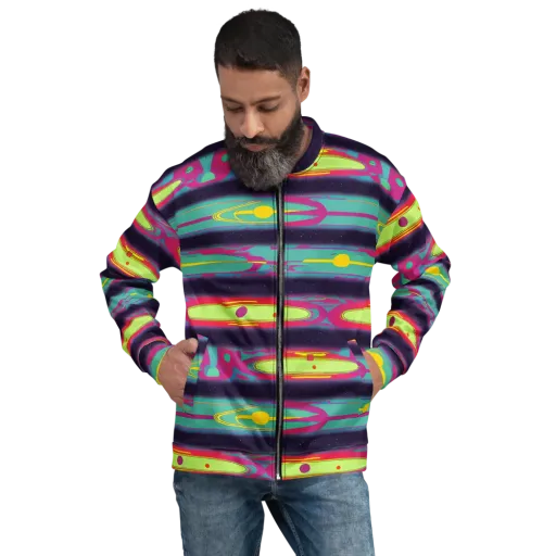 Astro Pop on a Bomber Jacket