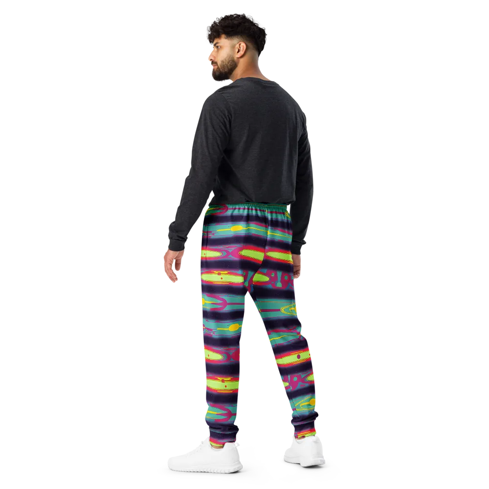 Astro Pop on Men's Joggers — Back