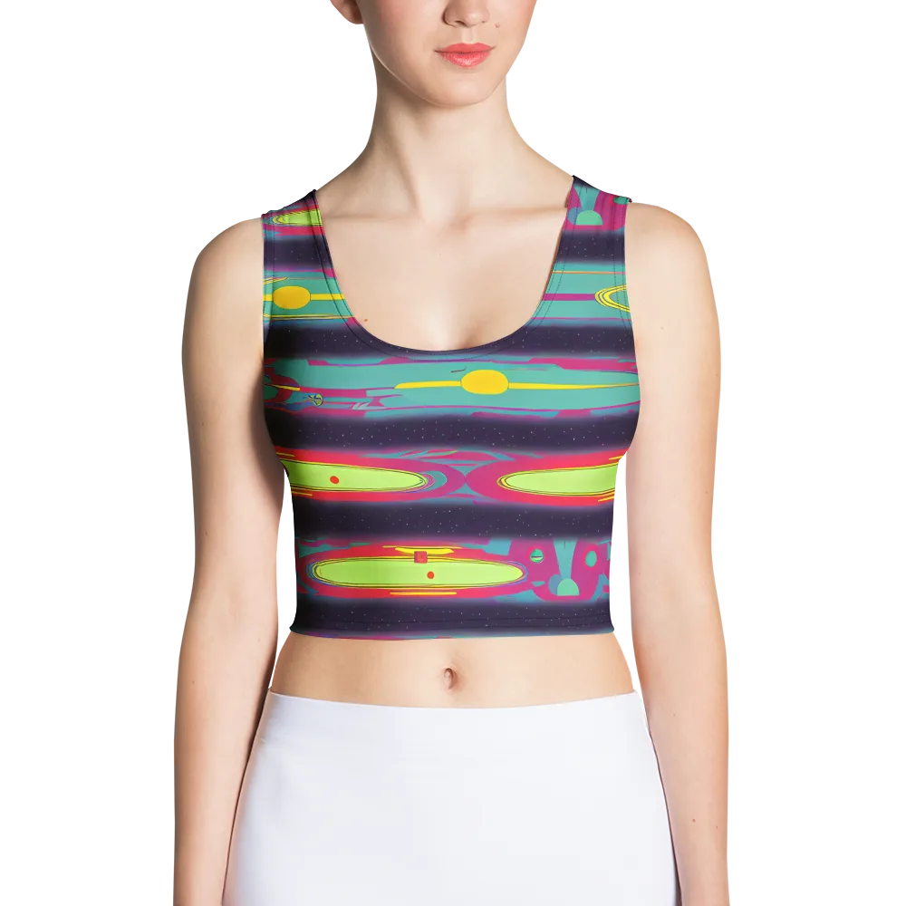 Astro Pop on Crop Top — Front