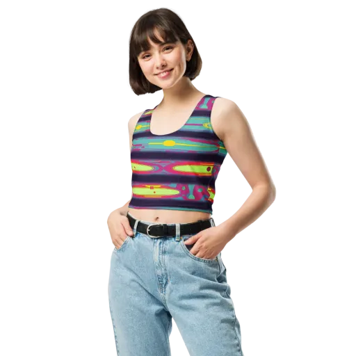 Astro Pop on a Crop Top