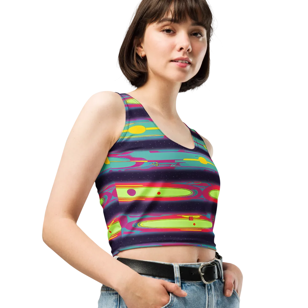 Astro Pop on Crop Top — Right Front