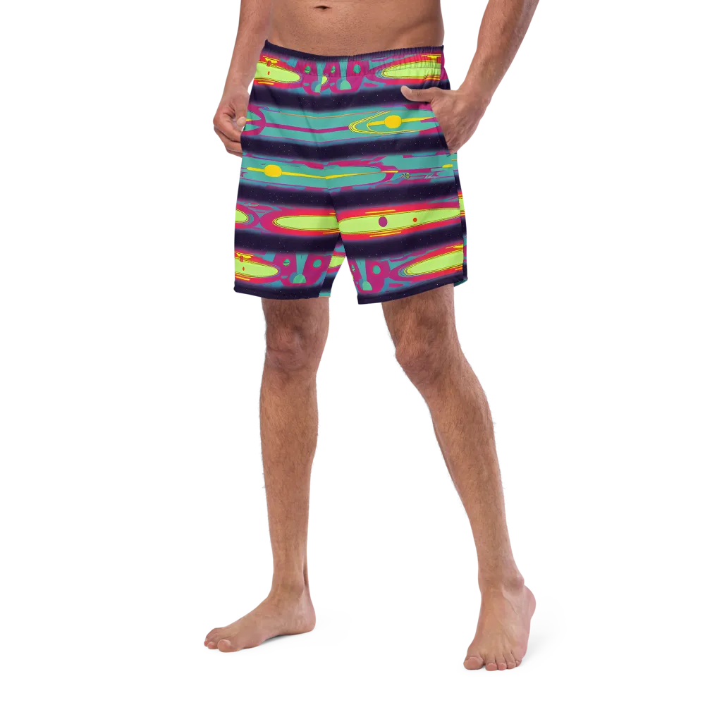Astro Pop on Swim Trunks — Left Front