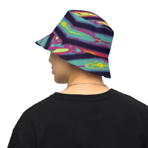 Astro Pop on a Reversible Bucket Hat