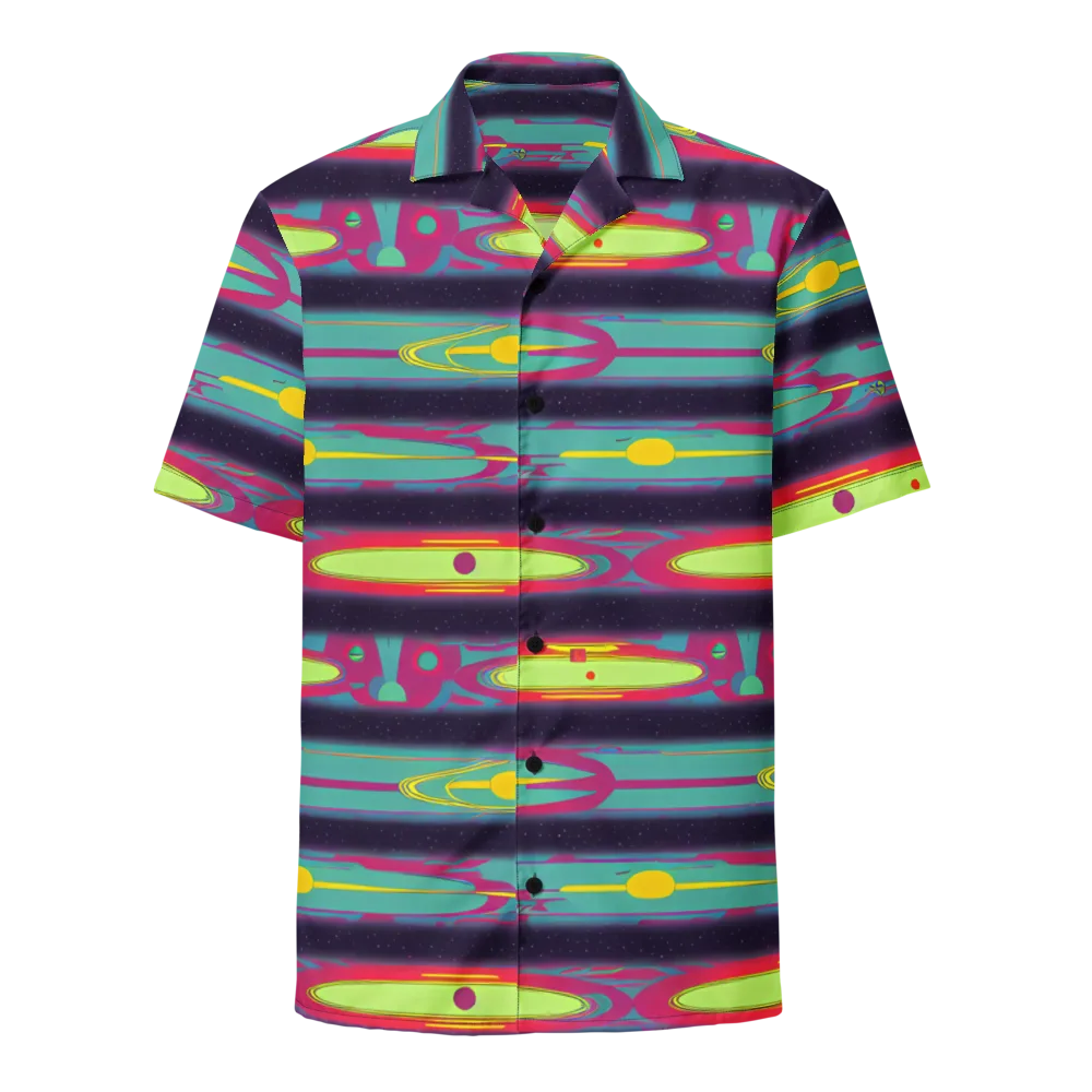 Astro Pop on Button Shirt — Front