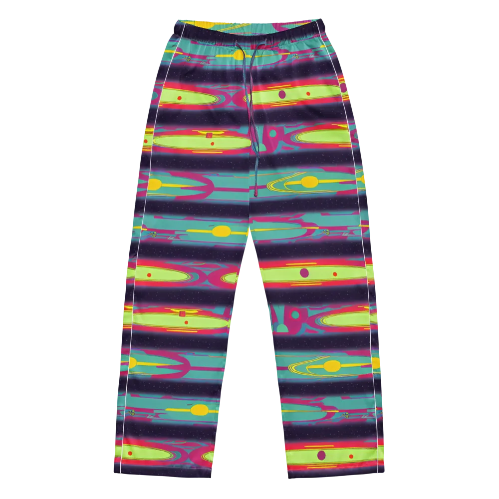 Astro Pop on Women's Pajama Pants — Front