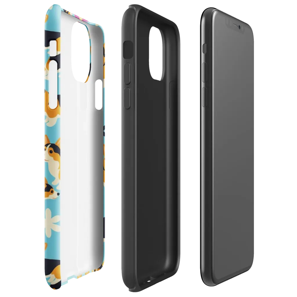 Pembroke Bloom on Tough Case for iPhone® — Right