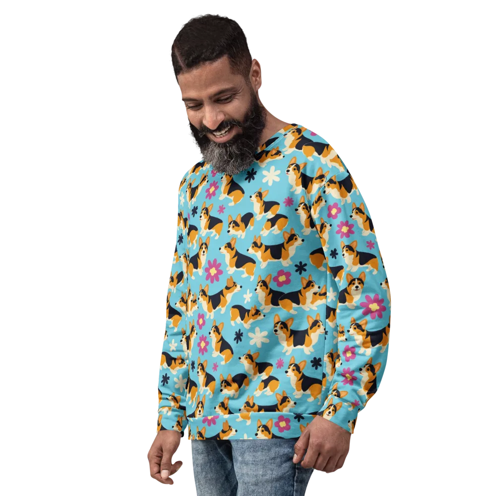 Pembroke Bloom on Sweatshirt — Left Front