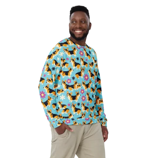Pembroke Bloom on a Sweatshirt