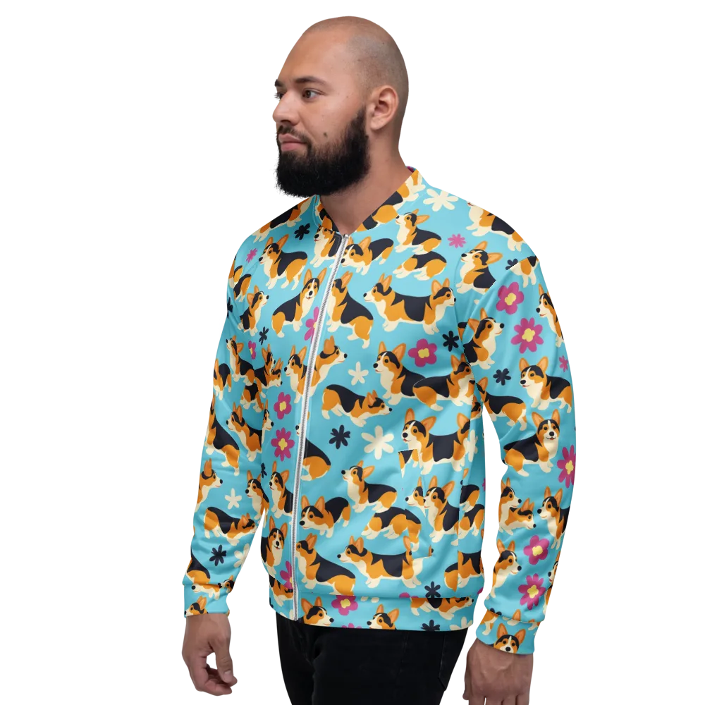 Pembroke Bloom on Bomber Jacket — Left
