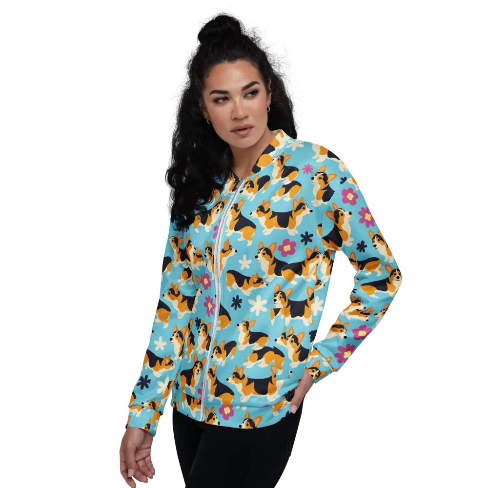 Pembroke Bloom on Bomber Jacket — Left
