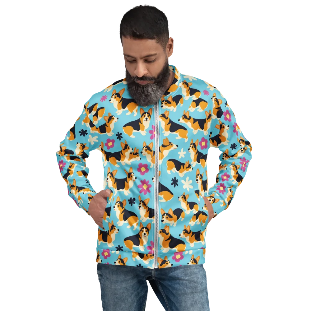 Pembroke Bloom on Bomber Jacket — Front