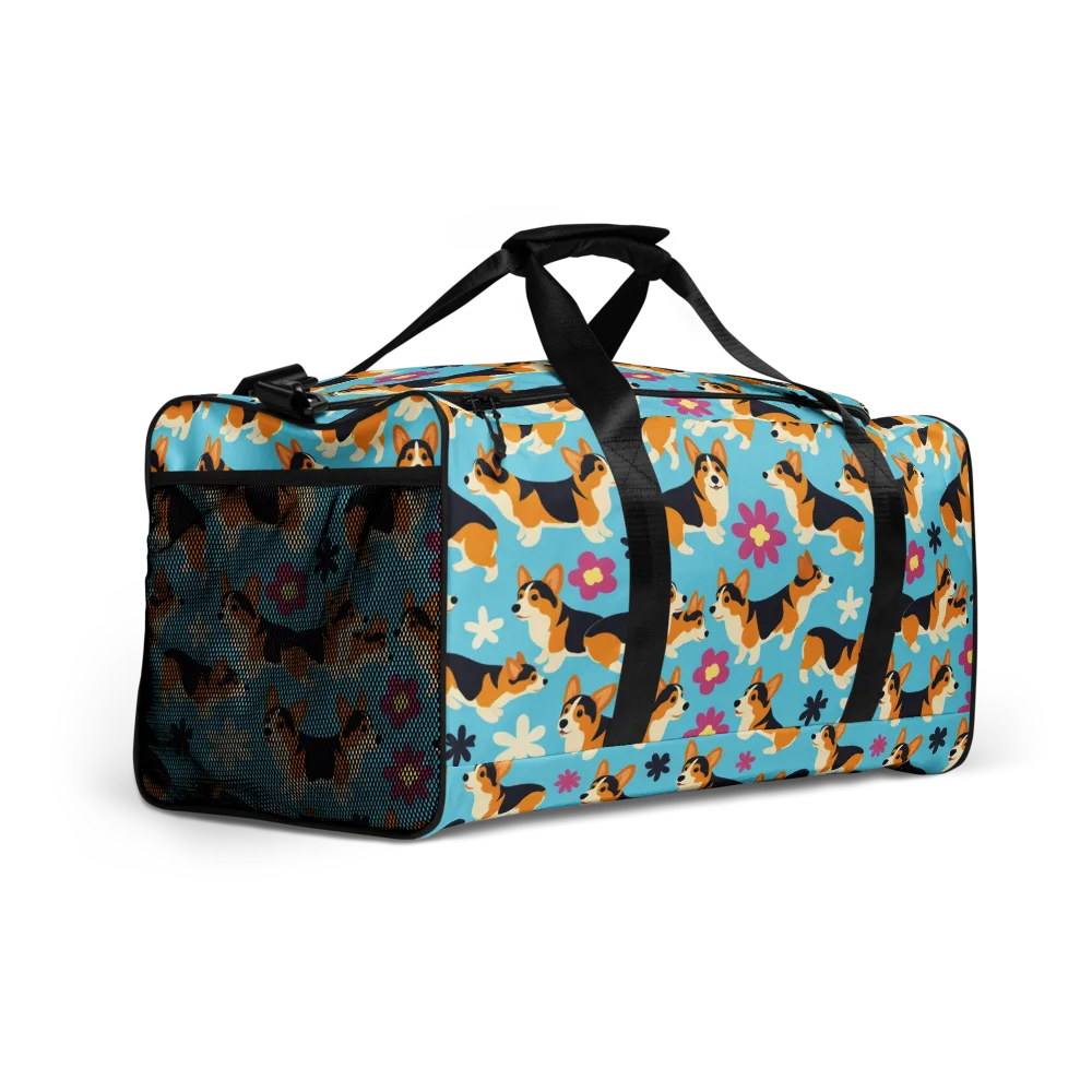 Pembroke Bloom on Duffle Bag — Right Front