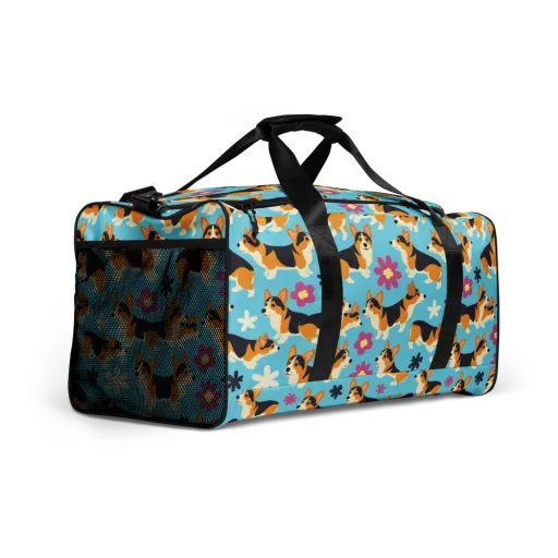 Pembroke Bloom on a Duffle Bag